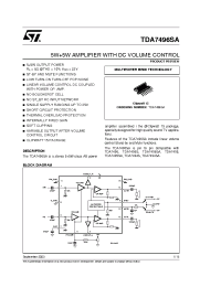 Datasheet TDA7495 manufacturer STMicroelectronics